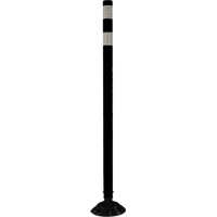 Impact Resistant Delineator, 36" H, Black Cantin et fils