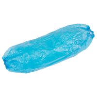 Manchettes jetables, Longueur de 18", Poly&eacute;thyl&egrave;ne, Bleu Cantin et fils