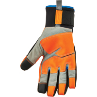 ProFlex&reg; 818WP Performance High-Visibility Thermal Waterproof Utility Gloves, Polyurethane Palm, Size Small Cantin et fils