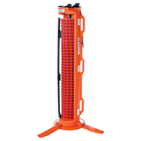 3-Legged Barrier, 50' L, Plastic, Orange Cantin et fils