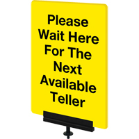Sign Bracket for Portable Post, Black Cantin et fils