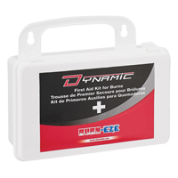 Trousse de premiers soins d'urgence pour brûlures Dynamic, Boîte en plastique de 10 unit&eacute;s, Classe 2 Cantin et fils