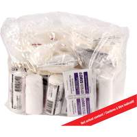 Ensemble de recharge pour trousse de premiers soins Dynamic, R&eacute;pond &agrave; la norme CSA Z1220-17 type 3 environnements &agrave; haut risque, Grand (51-100 travailleurs), Classe 1 Cantin et fils