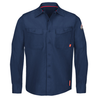 IQ Endurance&reg; Men's Work Shirts, Small, Navy Blue Cantin et fils