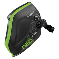 Masque de soudage P550, 3,94" lo x 1,97" la Champ de vision, Teinte 4/9 - 13, Noir/Vert Cantin et fils