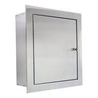 Recessed Stainless Steel Valve Cabinet Cantin et fils