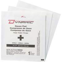 Gaze Dynamic, Tampon, 4" lo x 4" la, St&eacute;rile, Dispositif m&eacute;dical Classe 1 Cantin et fils