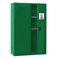 Armoire de rangement pour pesticides, 45 gal., 65" h x 43" l x 18" p Cantin et fils
