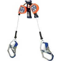 Nano-Lok Edge Self-Retracting Lifeline, 7', Stainless Steel, Swivel Cantin et fils