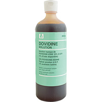 Povidone iod&eacute;e topique, Liquide, Antiseptique Cantin et fils