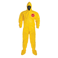 Coveralls, Medium, Yellow, Tychem&reg; 2000 Cantin et fils