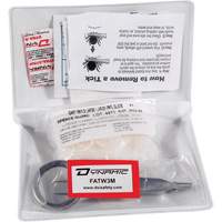 Dynamic Tick Removal Kit, Class 1 Medical Device, Resealable Plastic Bag Cantin et fils