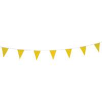 Cordon de fanions, 60' lo, Jaune Cantin et fils