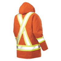 Safety Parka, High Visibility Orange, Large Cantin et fils