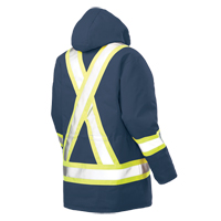 Safety Parka, Navy Blue, Large Cantin et fils