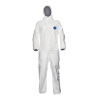 Coveralls, Small, White, Tyvek&reg; 500 Cantin et fils