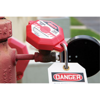 Dispositif de verrouillage de robinet Stopout, Type Vanne Cantin et fils