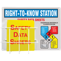 Basket-Style Aluminum Station, English, Binders Included Cantin et fils