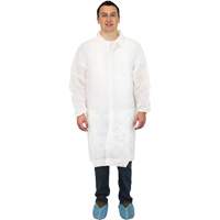 Lab Coat, Polypropylene, White, Large Cantin et fils