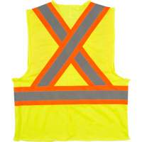 Veste de s&eacute;curit&eacute; pour la circulation, Jaune lime haute visibilit&eacute;, Moyen, Polyester Cantin et fils