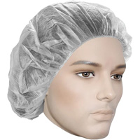 Bonnets bouffants, Polypropyl&egrave;ne, 18", Blanc Cantin et fils