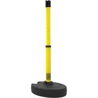 PLUS Barrier Post Set Receiver, 42" High, Yellow Cantin et fils