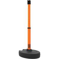 PLUS Barrier Post Set Receiver, 42" High, Orange Cantin et fils