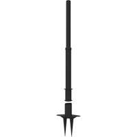 PLUS Barrier Post, 42" High, Black Cantin et fils