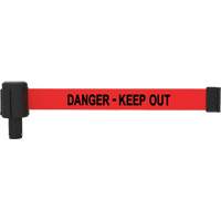PLUS Banner Cassette, Danger; Keep Out, 15', Red Tape Cantin et fils
