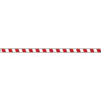 Tough-Mark Heavy-Duty Floor Marking, Rectangle, 48" L x 2" W, Red and White, Polyethylene Cantin et fils