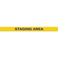 Tough-Mark Heavy-Duty Floor Marking, Rectangle, 48" L x 2" W, Yellow, Polyethylene Cantin et fils
