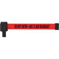 PLUS Banner Cassette, Do Not Enter - Arc Flash Boundary, 15', Red Tape Cantin et fils