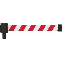 PLUS Banner Cassettes, Blank, 15', Red and White Tape Cantin et fils