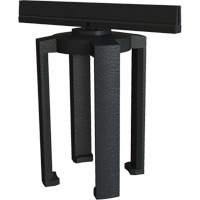 PLUS Barrier System Sign Bracket, Black Cantin et fils