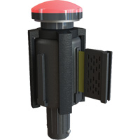PLUS Barrier System Strobe Light Bracket & Red Strobe Light, Black Cantin et fils