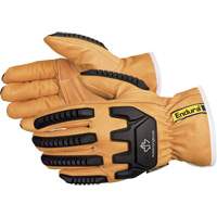 Gants de conducteur antichocs Endura, T-petit, Paume en Cuir fleur de ch&egrave;vre, Thinsulate Cantin et fils