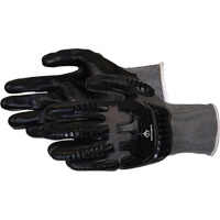 Gants de travail antichocs Dexterity, Petit, Paume en Synth&eacute;tique, Poignet Poignet en tricot Cantin et fils