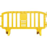Movit Barricade, Interlocking, 78" L x 39" H, Yellow Cantin et fils