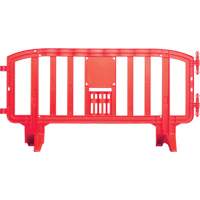 Movit Barricade, Interlocking, 78" L x 39" H, Red Cantin et fils