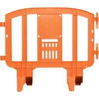 Minit Barricade, Interlocking, 49" L x 39" H, Orange Cantin et fils