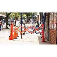 Multi-Gate Barricade, 43" H x 90" L, Orange Cantin et fils