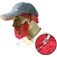 Filets &agrave; barbe jetables, Polypropyl&egrave;ne, Rouge Cantin et fils