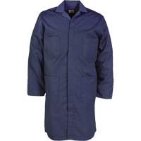 Lab Coat, Poly-Cotton, 32, Navy Blue Cantin et fils