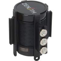 Cassette de ruban magn&eacute;tique pour barri&egrave;re de contr&ocirc;le des foules personnalis&eacute;e, 12', Ruban Noir Cantin et fils