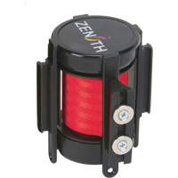 Cassette de ruban magn&eacute;tique pour barri&egrave;re de contr&ocirc;le des foules personnalis&eacute;e, 7', Ruban Rouge Cantin et fils