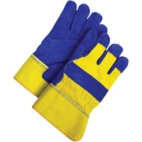 Gants d'ajusteur, Grand, Paume en Cuir de vache refendu, Doublure en Peluche d'acrylique Cantin et fils