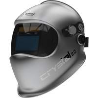 Masque de soudage auto-assombrissant Crystal 2.0, 3,94" lo x 1,97" la Champ de vision, Teinte 2/4 - 12, Argent Cantin et fils