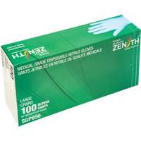 Puncture-Resistant Medical-Grade Disposable Gloves, Large, Nitrile, 3.5-mil, Powder-Free, Blue, Class 2 Cantin et fils