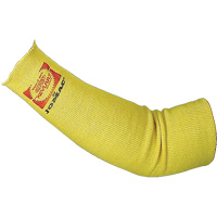 Manchons tubulaire 1 &eacute;paisseur, Kevlar, 10", ANSI niveau 3/ASTM F-1790, Jaune Cantin et fils