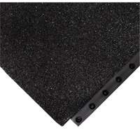 24/Seven&reg; Locksafe&reg; Anti-Fatigue Mat, Textured, 3' x 3' x 5/8", Black, Nitrile Cantin et fils